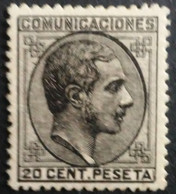 España: Año. 1878 - ( Rey Alfonso XII - Lujo, Certificado. COMEX ) Den. 14 - De Peine. - Neufs