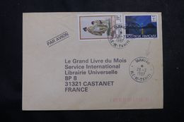 POLYNÉSIE - Affranchissement De Taravao Sur Enveloppe Commerciale Pour La France En 1987  - L 64049 - Covers & Documents