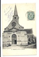 DROUÉ - Devant L'église - Lecomte éditeur - 1905 - Vente Directe X - Droue