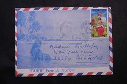 POLYNÉSIE - Affranchissement De Papeete Sur Enveloppe Touristique Pour La France En 1978 - L 64067 - Lettres & Documents