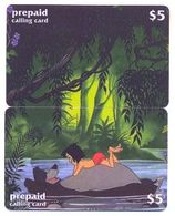 Disney $5, LDPH,  2 Prepaid Calling Cards, PROBABLY FAKE, # Fd-20 - Puzzles