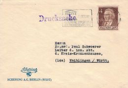 Schering AG Berlin 1952 - Carl Friedrich Zelter - Drucksache - Allg. Erklärung Menschenrechte -  N. Waiblingen - Pharmacy