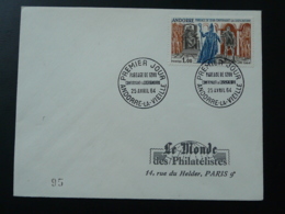 Lettre FDC Cover Paréage De 1288 Medieval History Coseigneurie D'Andorre 1964 - Covers & Documents