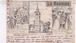 LA BREVINE  / LITHO / HUGUENIN / / CIRC 1898 ! - La Brévine