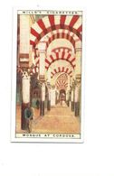 Chromo ESPAGNE ESPANA Mosquée De Cordoue Cordoba Didactique Au Dos 2 Scans 67x36 Mm TB WILLS'S Cigarettes - Wills