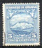 BOLIVIE. N°169 De 1931 Oblitéré. Mont Illimani. - Montagne