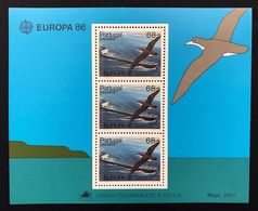 Portogallo Madeira 1986  Europa Cept 1986 Foglietti Set - Ortsausgaben