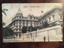 Cpa De 1923, Rome Excelsior Hotel, Italie, éd Schreiber, - Bars, Hotels & Restaurants