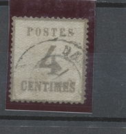 ALSACE-LORRAINE N°3 4c Gris-lilas CAD C135€ TB RR B2124 - Other & Unclassified