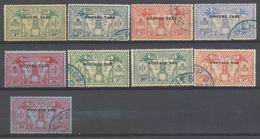 Colonies Françaises Nlles HEBRIDES Taxes N°1 à 10 Sf N°9 N**/Obl C 224 € N2575 - Collections, Lots & Series