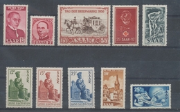 SARRE Lot Du N°268 à 277 NEUFS*, TB COTE 187€ T1485 - Collections, Lots & Series