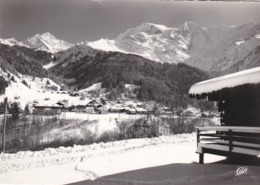 LES CONTAMINES - HAUTE-SAVOIE - (74) - CPSM DENTELÉE 1963. - Contamine-sur-Arve