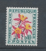 Fleurs Des Champs. N°100 40c Jaune, Rouge Et Vert Foncé N** YX100 - 1960-.... Postfris
