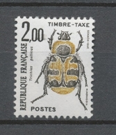 Insectes. Coléoptères. N°107 2f. Noir Et Brun-jaune N** YX107 - 1960-.... Mint/hinged