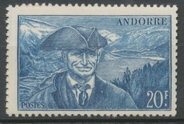 Andorre Français N°115, 20f. Bleu NEUF** ZA115 - Neufs