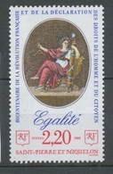 SPM  N°500 T-P France De Même Date "L' Egalité" 2f20 ZC500 - Ungebraucht