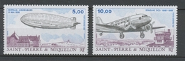 SPM  N°66A Série Transports Aériens. 2 Valeurs ZC66A - Ungebraucht