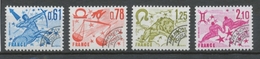 Préoblitérés N°154-157 Série Signes Du Zodiaque 1978 ZP154A - 1964-1988