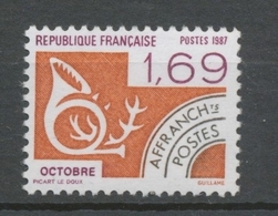 Préos N°195 Les Mois De L'année 1 F 69 Lilas Et Brun-jaune ZP195 - 1964-1988