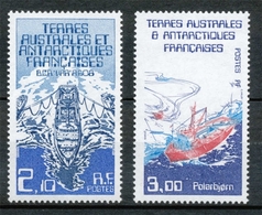 T.A.A.F 1986 N°120-121 Série Navires De Liaison Avec La Mission Antarctique. N** ZT65A - Ungebraucht