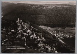 Bad Teinach Zavelstein - S/w Die Kleinste Stadt Württembergs   Luftbild - Bad Teinach