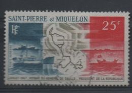 LOT 140 - SAINT PIERRE ET MIQUELON P.A N° 38 - Cote 18.50 € - Gebraucht