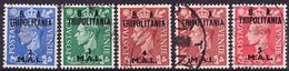 Tripolitania Brit. Occupation 1951 Mi 28-31, Sassone 28-31 Used O - Tripolitaine