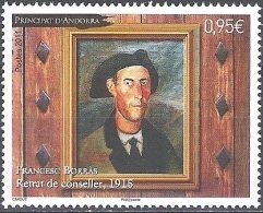 Andorre Français 2011 Yvert 708 Neuf ** Cote (2017) 3.30 Euro Francesc Borràs Portrait De Conseiller - Ungebraucht