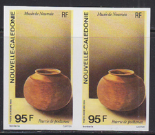 NEW CALEDONIA (1994) Pottery Museum. Imperforate Pair. Scott No C261, Yvert No PA315. - Sin Dentar, Pruebas De Impresión Y Variedades