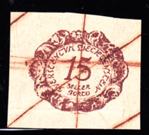 LIECHTENSTEIN (1920) 15h Value Printed From Defaced Plate. Scott No J3. Very Rare! - Prove E Ristampe