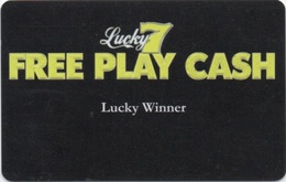 Carte Membre Casino : Crystal & Seaport Casino Aruba : Lucky 7 Free Play Cash Lucky Winner - Carte Di Casinò