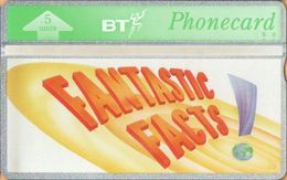 United Kingdom - BTI-038, L&G, Fantastic Facts, 5 U, 500ex, 9/92, Mint - BT Emissions Internes