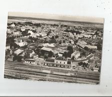 EN AVION AU DESSUS DE NEUVILLE (VIENNE) 5 LA GARE VUE GENERALE - Neuville En Poitou