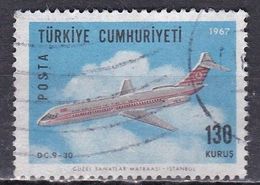 Turchia, 1967 - 130k DC9-30 - Nr.C41 Usato° - Posta Aerea