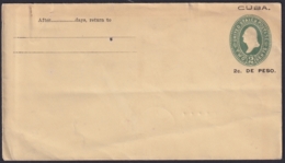 1899-EP-242 CUBA US OCCUPATION 1899 POSTAL STATIONERY Ed.43. 2c PAPEL CREMA UNUSED. - Other & Unclassified