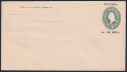 1899-EP-244 CUBA US OCCUPATION 1899 POSTAL STATIONERY Ed.42. 2c PAPEL BLANCO UNUSED. - Other & Unclassified