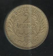 2 Francs Tunisie 1945 - Túnez