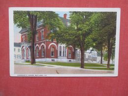 Community House    - Vermont > Rutland> Ref 4189 - Rutland