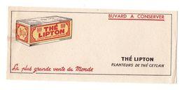 Buvard Thé Lipton Planteurs De Thé Ceylan La Plus Grande Vente Du Monde - Format : 21x9 cm - T