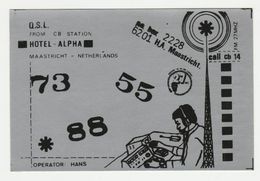 QSL Card 27MC Hotel Alpha Maastricht (NL) - CB