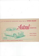 Buvard    Les Automobiles Francaises  Par  Astral-celluco   Simca   Astral Argenture - Automobile