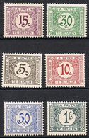 CONGO BELGE TAXE 66/72 - Unused Stamps