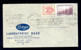 ARGENTINA - Envelope Sent From Buenos Aires To England 1948. Nice Mechanical Cancel, Nice Two Colored Franking. - Posta Aerea