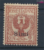 Ägäische Inseln 3XII Mit Falz 1912 Aufdruckausgabe Simi (9465445 - Egée (Simi)
