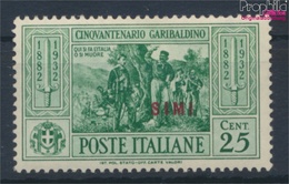 Ägäische Inseln 90XII Mit Falz 1932 Garibaldi Aufdruckausgabe Simi (9465414 - Egée (Simi)