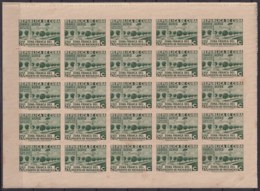 1936-352 CUBA REPUBLICA (LG1955) 1936 20c AIR AVION CUATRO VIENTOS ZONA FRANCA MATANTAS  IMPERFORATED BLOCK 25. - Andere & Zonder Classificatie