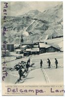 - 10372 - Saas Fee - ( Valais ), Mit Feegletscher Und Alphuhel, Non écrite, épaisse, Skieurs, TTBE, Scans.. - Saas-Fee