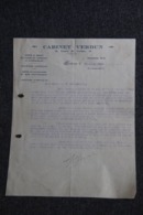 Document Commercial , BORDEAUX, Cabinet VERDUN - 1900 – 1949