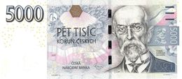 5000 Korun Czech Republic UNC 2009 - Tchéquie