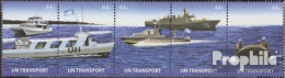 UNO - New York 1229-1233 Fünferstreifen (kompl.Ausg.) Postfrisch 2010 Transport - Unused Stamps